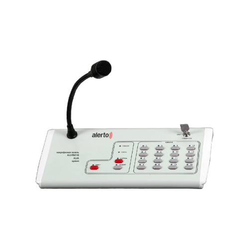 ALV-RM116 Микрофонная панель, 16 зон. RS-485