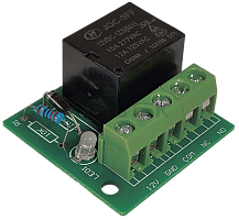 TS-Relay Релейный модуль, напряжение управления 10-14В, потребляемый ток при 12В не более 30мА, коммутируемое напряжение не более 30В (пост.тока), не более 277В (перем.тока), коммутируемый ток не более 10А, 32х32х20мм